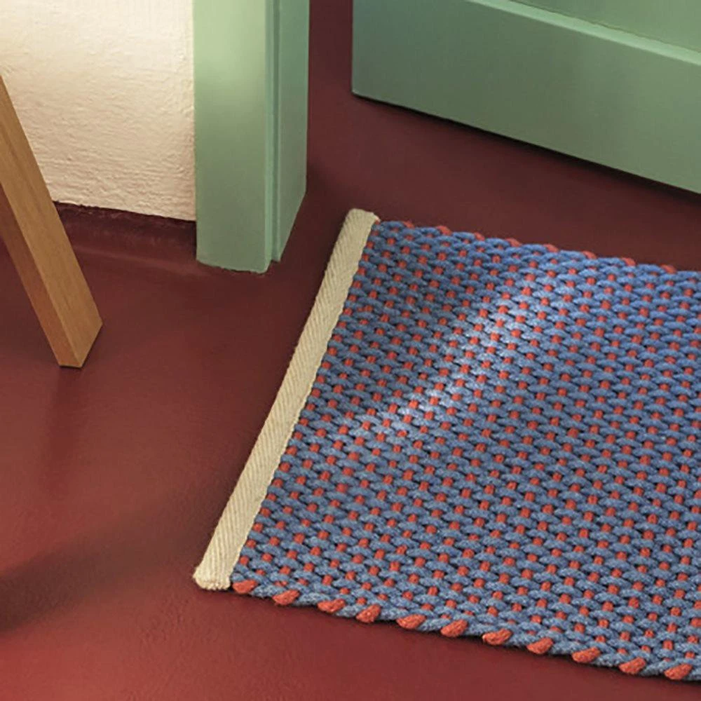 HAY Deurmat 50 X 70 Cm - Blauw 4 HAY Deurmat 50 X 70 Cm - Blauw - Afbeelding 2