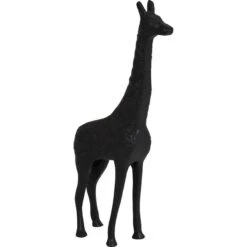 Light & Living Giraffe - 21x7x46cm - Mat Zwart