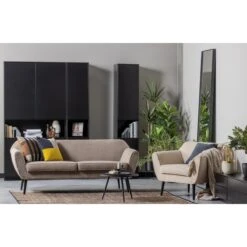 WOOOD Exclusive Finca Opbergkast - Zwart - 210x39,5x40 -Meubels Voor Thuis 9570419