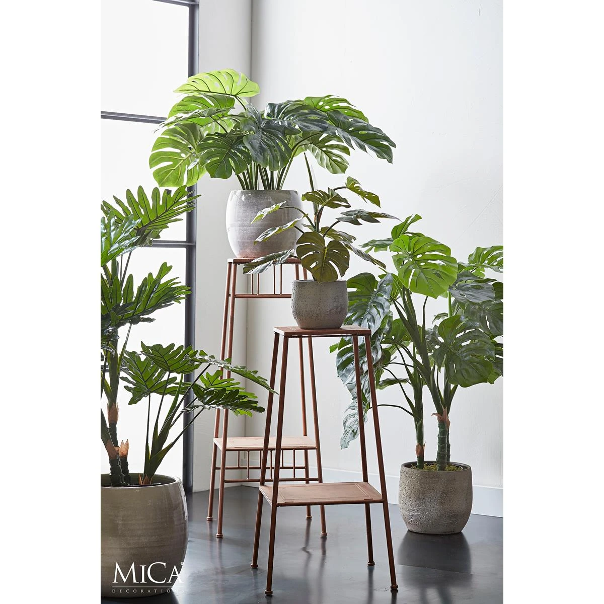 Mica Decorations Monstera Kunstplant H140 Cm 9 Mica Decorations Monstera Kunstplant H140 Cm - Afbeelding 7