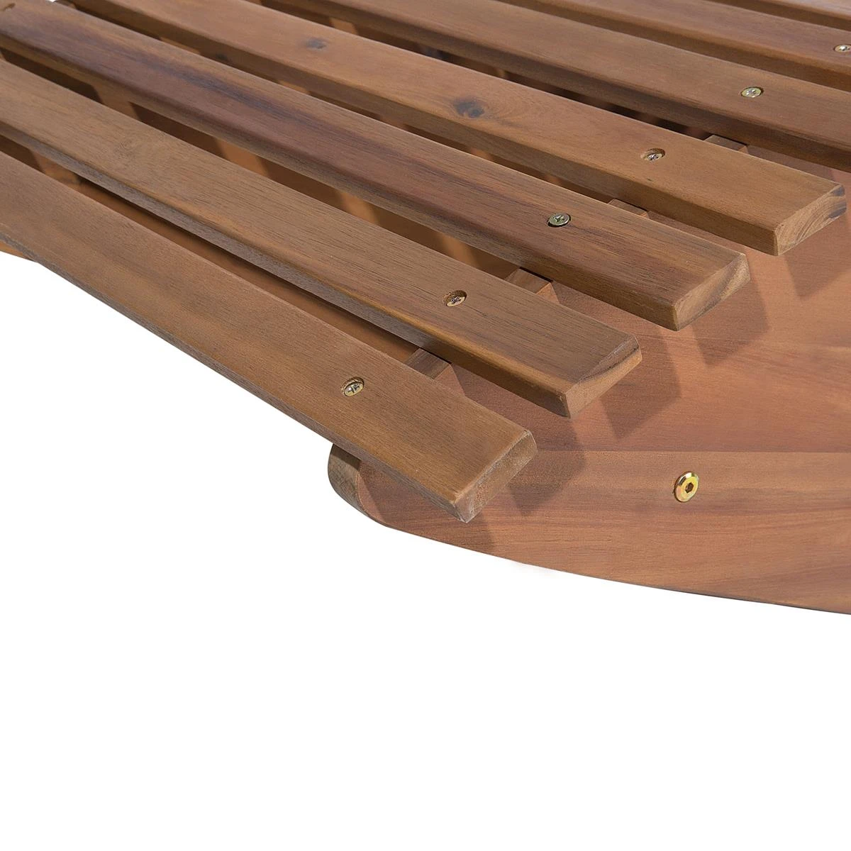 Beliani - BRESCIA - Strandstoel - Lichte Houtkleur - Acaciahout 9 Beliani - BRESCIA - Strandstoel - Lichte Houtkleur - Acaciahout - Afbeelding 7