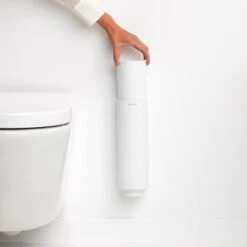 Brabantia MindSet Toiletborstel Met Houder - Mineral Fresh White -Meubels Voor Thuis 9574697