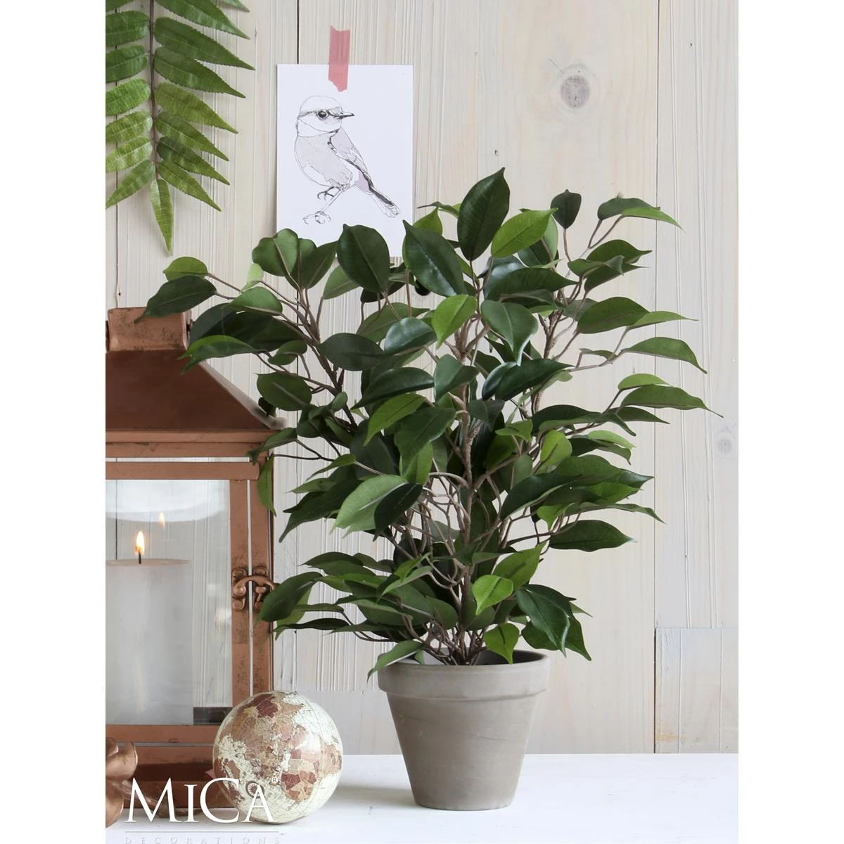 Mica Decorations Ficus Natasja Kunstplant In Bloempot H40 Cm 4 Mica Decorations Ficus Natasja Kunstplant In Bloempot H40 Cm - Afbeelding 2