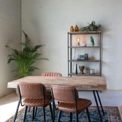 MOOS Ezra Vloerkleed 200 X 300 Cm - Bruin -Meubels Voor Thuis 9590622