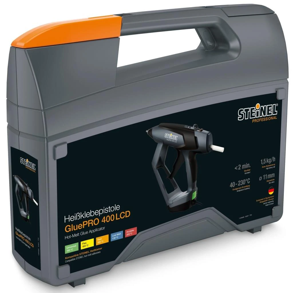 Steinel Lijmpistool GluePRO 400 LCD Met Draagkoffer 9 Steinel Lijmpistool GluePRO 400 LCD Met Draagkoffer - Afbeelding 7