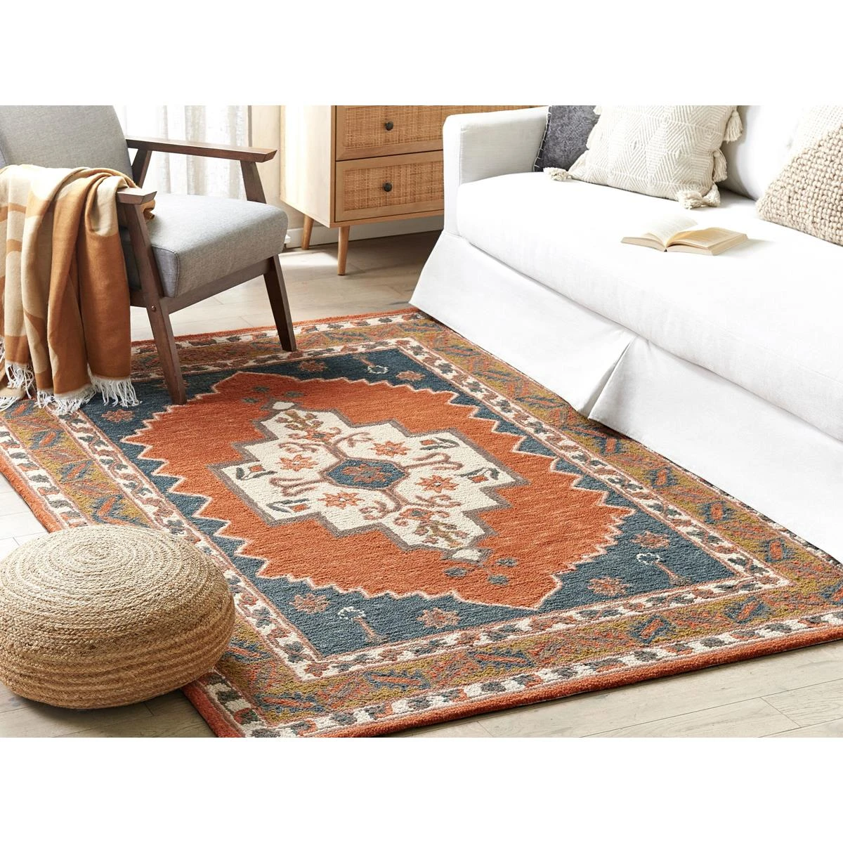 Beliani - GELINKAYA - Vloerkleed - Multicolor - 160 X 230 Cm - Wol 4 Beliani - GELINKAYA - Vloerkleed - Multicolor - 160 X 230 Cm - Wol - Afbeelding 2