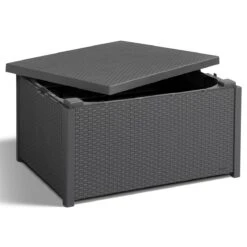 Allibert Monaco Loungeset Met Kussenbox 7 Allibert Monaco Loungeset Met Kussenbox -Meubels Voor Thuis 9600503