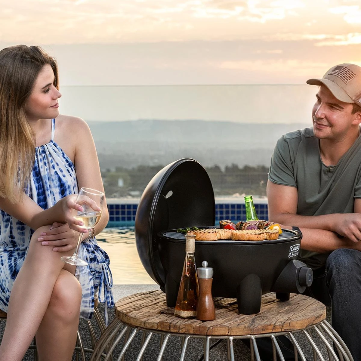 Cadac E-Braai 40 Elektrische Barbecue Ø 38 4 Cadac E-Braai 40 Elektrische Barbecue Ø 38 - Afbeelding 2