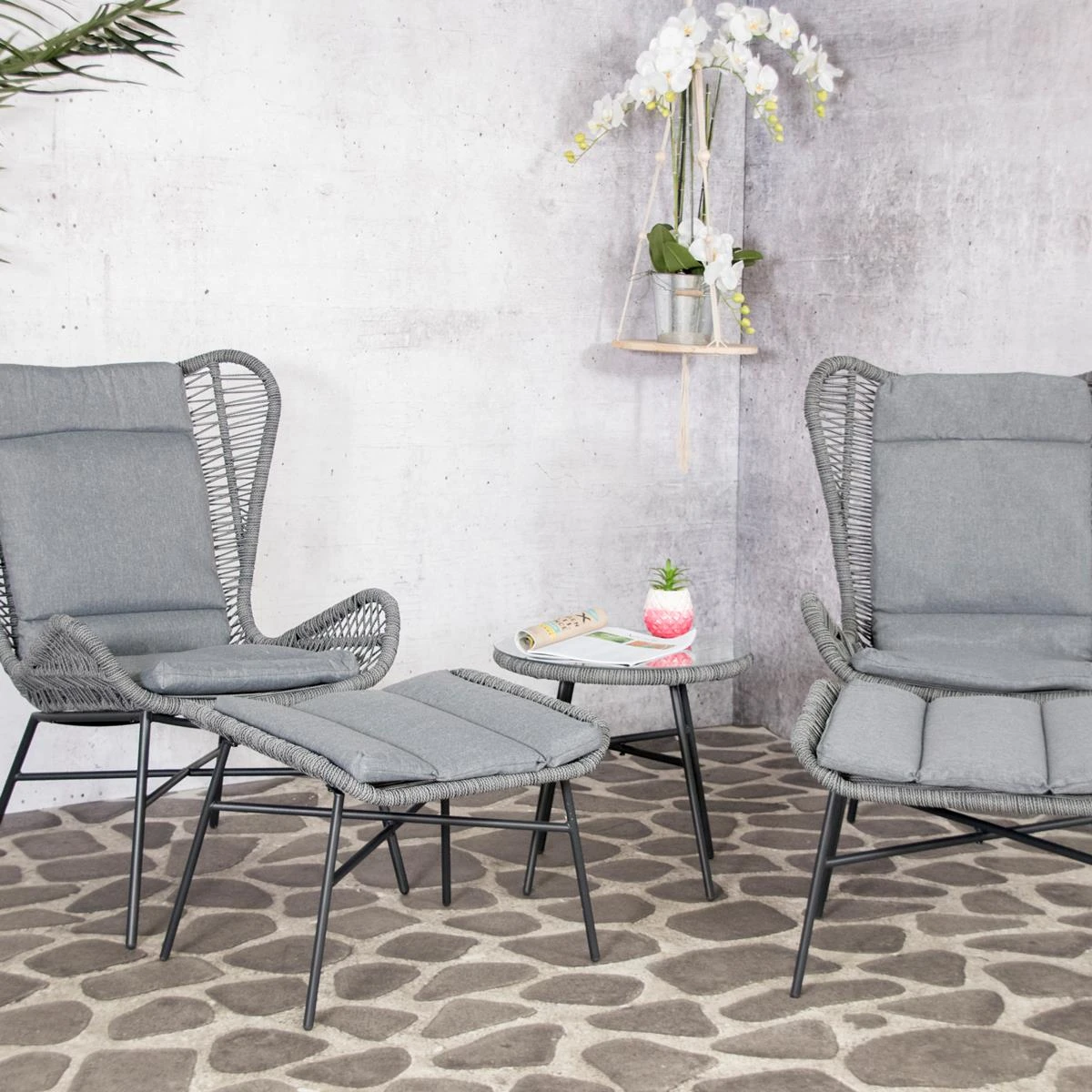 SenS-Line Milan Loungeset 4 SenS-Line Milan Loungeset - Afbeelding 2