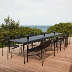 HAY Palissade Tuinbank - Anthracite - 2-zits -Meubels Voor Thuis 9608533