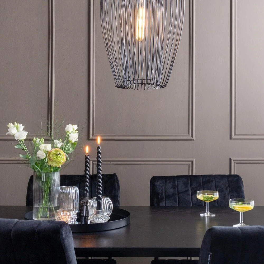 Present Time Allure Straight Vaas - Donkergrijs 4 Present Time Allure Straight Vaas - Donkergrijs - Afbeelding 2