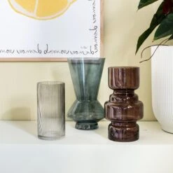 Present Time Allure Straight Vaas - Donkergrijs 19 Present Time Allure Straight Vaas - Donkergrijs -Meubels Voor Thuis 9633519