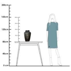 Vase The World Hudson Cheetah Vaas -Meubels Voor Thuis 9638298