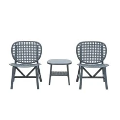 Garden Impressions Fien Balkonset 3-delig - Donker Grijs