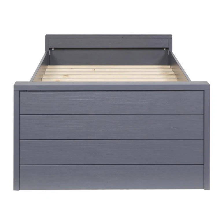 Woood Dennis Bed 90 X 200 Cm - Donkergrijs 13 Woood Dennis Bed 90 X 200 Cm - Donkergrijs - Afbeelding 11