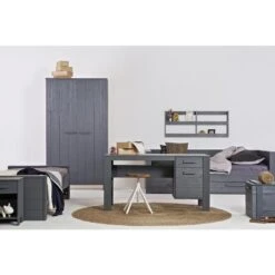 Woood Dennis Bed 90 X 200 Cm - Donkergrijs 26 Woood Dennis Bed 90 X 200 Cm - Donkergrijs -Meubels Voor Thuis 9664806