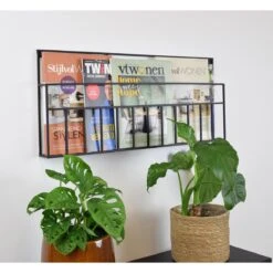 LOFT42 Maggy Tijdschriftenrek Large - Metaal - Mat Zwart -Meubels Voor Thuis 9666451