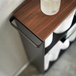 Yamazaki Tower Opbergtrolley - Zwart -Meubels Voor Thuis 9671062