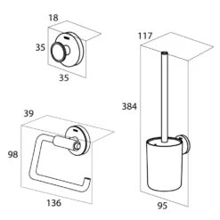 Tiger Urban Toiletaccessoireset - Wit -Meubels Voor Thuis 9676728