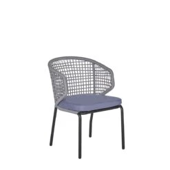 Beliani - PALMI - Bistroset Voor 2 - Grijs - Staal -Meubels Voor Thuis 9684449