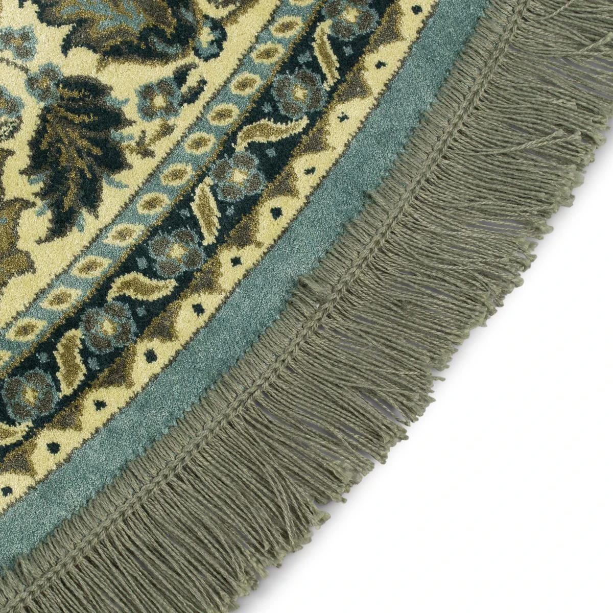 Dutchbone Bodega Vloerkleed Ø 175 Cm - Groen 6 Dutchbone Bodega Vloerkleed Ø 175 Cm - Groen - Afbeelding 4