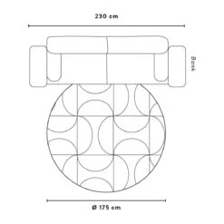 Dutchbone Bodega Vloerkleed Ø 175 Cm - Groen 23 Dutchbone Bodega Vloerkleed Ø 175 Cm - Groen -Meubels Voor Thuis 9685282