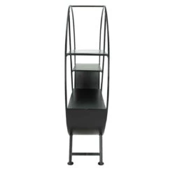 SVJ Home Decorations Wanddecoratie - 50 X 13 X 56 Cm - Metaal - Zwart -Meubels Voor Thuis 9685595