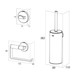 Tiger Noon Toiletaccessoireset 15 Tiger Noon Toiletaccessoireset -Meubels Voor Thuis 9690932
