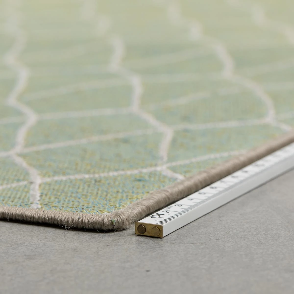 Zuiver Crossley Vloerkleed 170 X 240 Cm - Groen 8 Zuiver Crossley Vloerkleed 170 X 240 Cm - Groen - Afbeelding 6