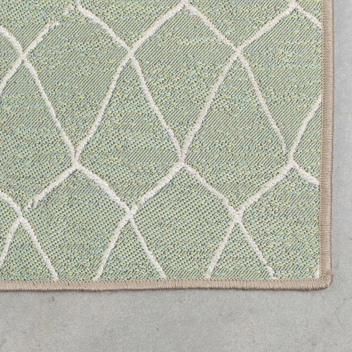 Zuiver Crossley Vloerkleed 170 X 240 Cm - Groen 7 Zuiver Crossley Vloerkleed 170 X 240 Cm - Groen - Afbeelding 5