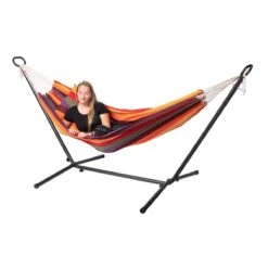 123Hammock Hangmat Eénpersoons Multi Single Veelkleurig -Meubels Voor Thuis 9694120