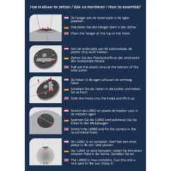 Lumiz Solar Buitenverlichting Sashiko Diamond - 28 Cm - Licht Groen -Meubels Voor Thuis 9698875