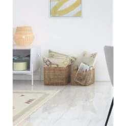 Kave Home - Dienbladen Estibalis Set Van 2 Rond Van Jute En Rotan Met -Meubels Voor Thuis 9699579