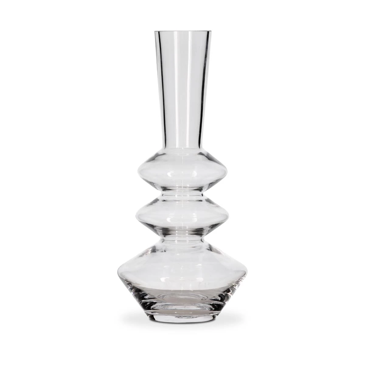 Villa Collection Trio Glazen Vaas - 14 X 30,5 Cm 3 Villa Collection Trio Glazen Vaas - 14 X 30,5 Cm