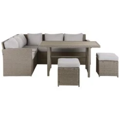 Beliani - BARDI - Loungeset Voor 5 - Natuurlijk - PE Rotan 14 Beliani - BARDI - Loungeset Voor 5 - Natuurlijk - PE Rotan -Meubels Voor Thuis 9723258