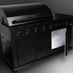 Boretti Luciano Barbecue Incl. Koelkast B 153 X D 60 Cm -Meubels Voor Thuis 9727837