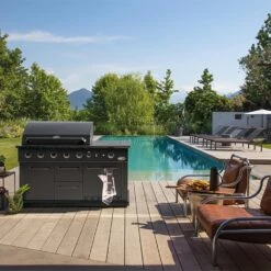 Boretti Luciano Barbecue Incl. Koelkast B 153 X D 60 Cm -Meubels Voor Thuis 9727847