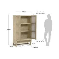 Kave Home Kledingkast Rexit In Hout -Meubels Voor Thuis 9732360