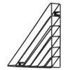 QUVIO Tijdschriften | Boeken Houder Wand Driehoek Metaal - Zwart -Meubels Voor Thuis 9746776