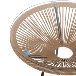 Beliani - ACAPULCO - Bistroset Voor 2 - Natuurlijk - PE Rotan 22 Beliani - ACAPULCO - Bistroset Voor 2 - Natuurlijk - PE Rotan -Meubels Voor Thuis 9760129