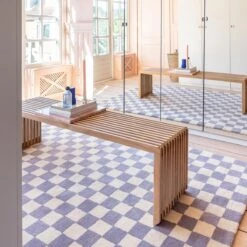 HKliving Slatted Bankje - Teak -Meubels Voor Thuis 9760531