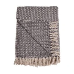 Artichok Sander Plaid Donkergrijs - 160 X 130 Cm