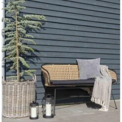 Artichok Sander Plaid Donkergrijs - 160 X 130 Cm -Meubels Voor Thuis 9767292