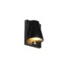 QAZQA Buiten Wandlamp Zwart IP44 Met Bewegingsmelder - Femke -Meubels Voor Thuis 9772733