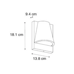 QAZQA Buiten Wandlamp Zwart IP44 Met Bewegingsmelder - Femke -Meubels Voor Thuis 9772742