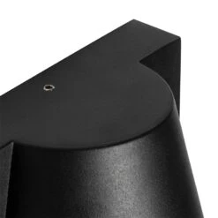 QAZQA Buiten Wandlamp Zwart IP44 Met Bewegingsmelder - Femke -Meubels Voor Thuis 9772748