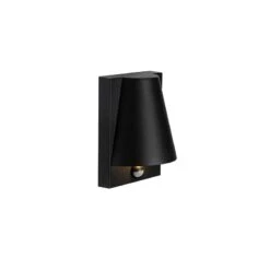 QAZQA Buiten Wandlamp Zwart IP44 Met Bewegingsmelder - Femke -Meubels Voor Thuis 9772755