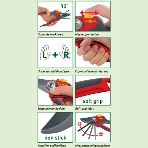 Wolf-Garten Comfort Plus RR2500 Snoeischaar 4 Wolf-Garten Comfort Plus RR2500 Snoeischaar - Afbeelding 2