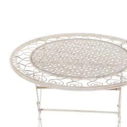 Beliani - TRIESTE - Bistroset Voor 2 - Beige - IJzer -Meubels Voor Thuis 9788512