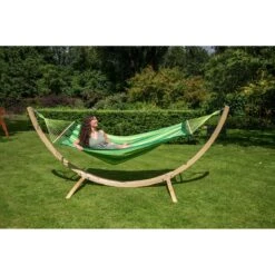 Tropilex® Hangmat Met Standaard Eénpersoons Wood & Relax Green Groen 14 Tropilex® Hangmat Met Standaard Eénpersoons Wood & Relax Green Groen -Meubels Voor Thuis 9815174